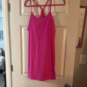 Vibrant Pink Tennis skirt dress with pockets